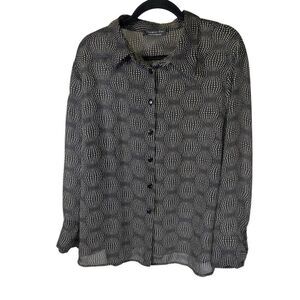 Chapter One Sportswear  Button Up Long Sleeve Dress Shirt Women's Size 18